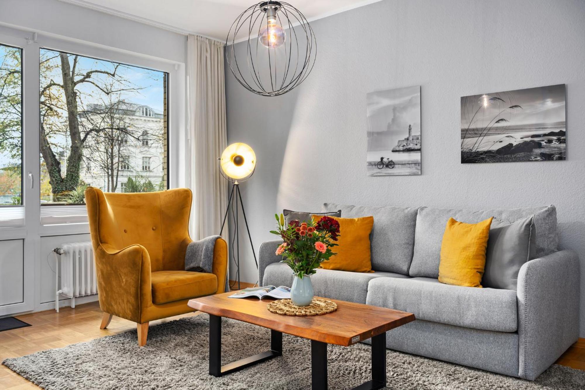 Stilvolle Stadtoase, 116 Qm, Parkblick, Wassernah, Parkplatz Βίλχελμσχαφεν Εξωτερικό φωτογραφία