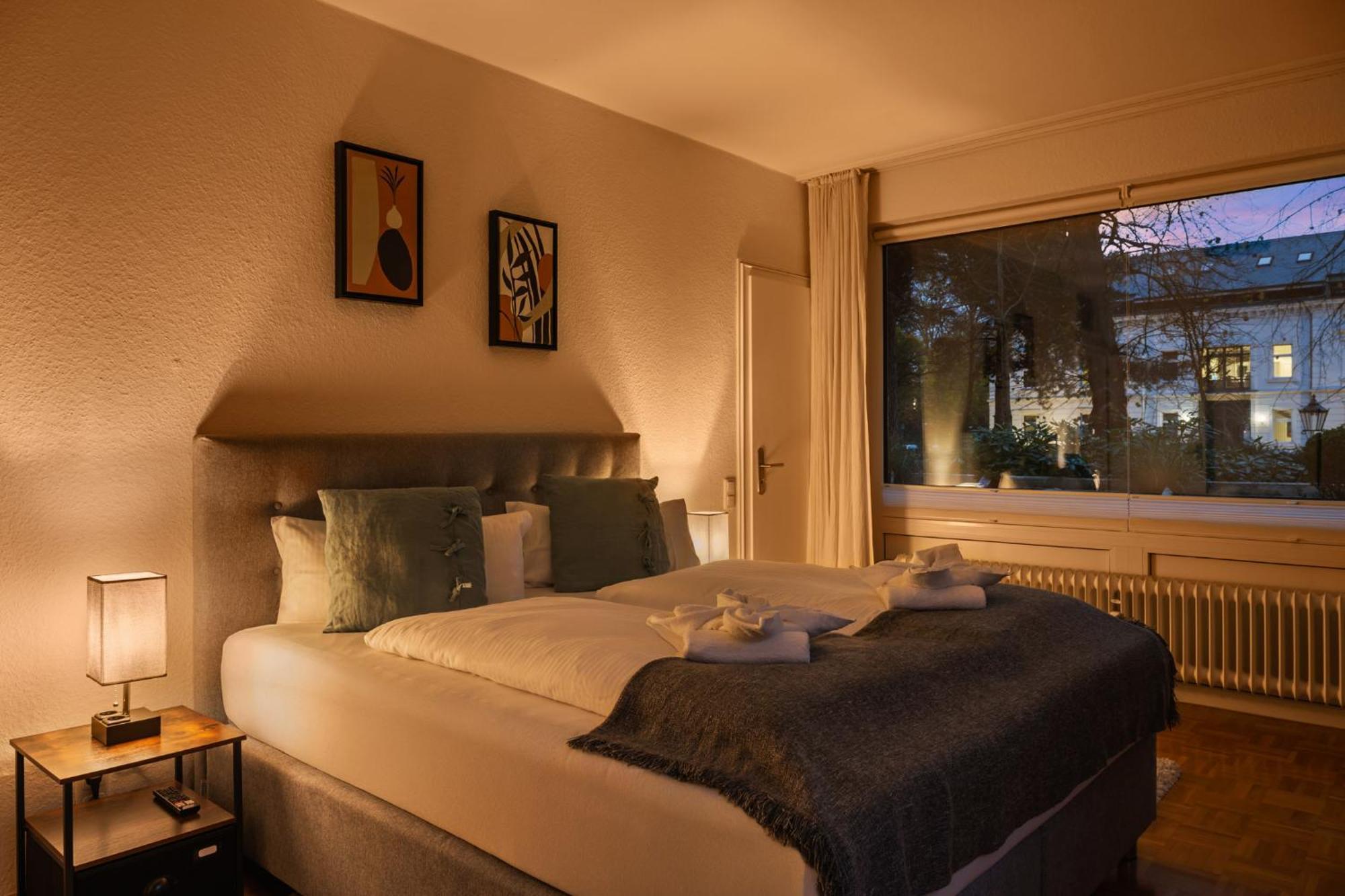 Stilvolle Stadtoase, 116 Qm, Parkblick, Wassernah, Parkplatz Βίλχελμσχαφεν Εξωτερικό φωτογραφία