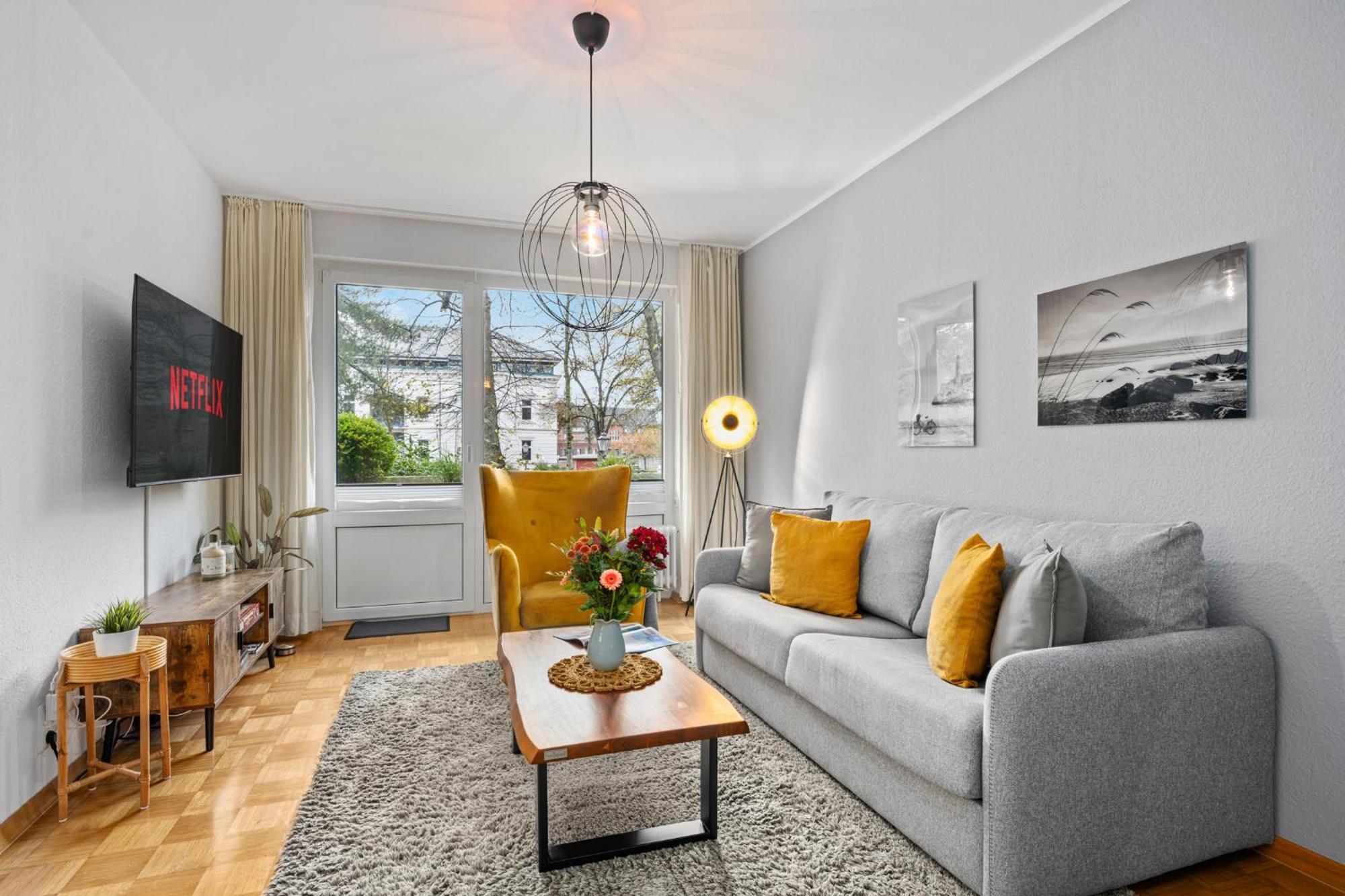 Stilvolle Stadtoase, 116 Qm, Parkblick, Wassernah, Parkplatz Βίλχελμσχαφεν Εξωτερικό φωτογραφία